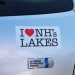 I Heart NH's Lakes Sticker